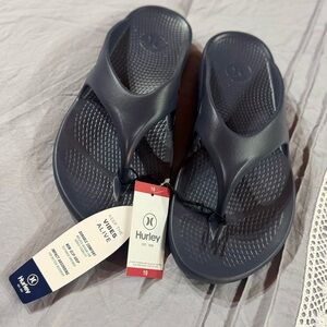 Hurley Men's Dark Blue Flip Flops